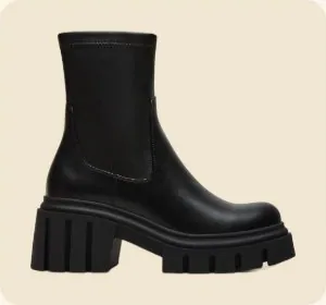Lug-sole ankle boots